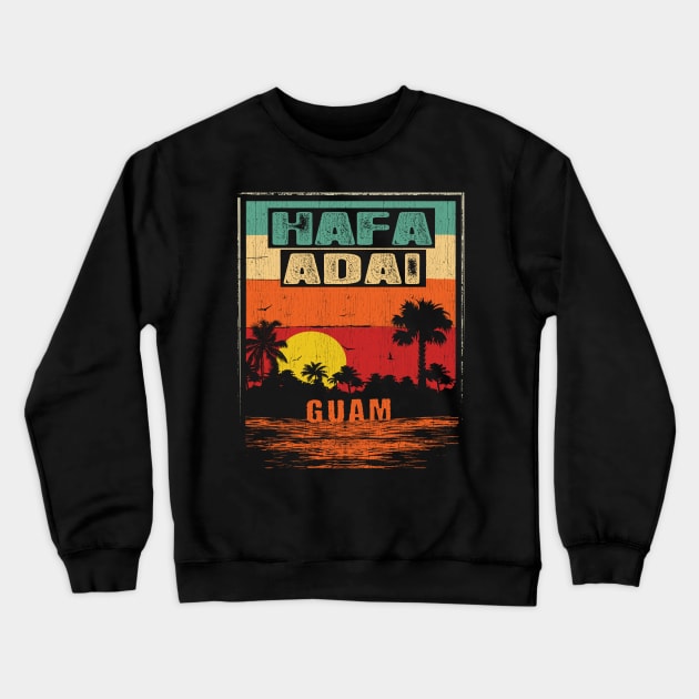 Hafa Adai Guam Seal Crewneck Sweatshirt by Dailygrind